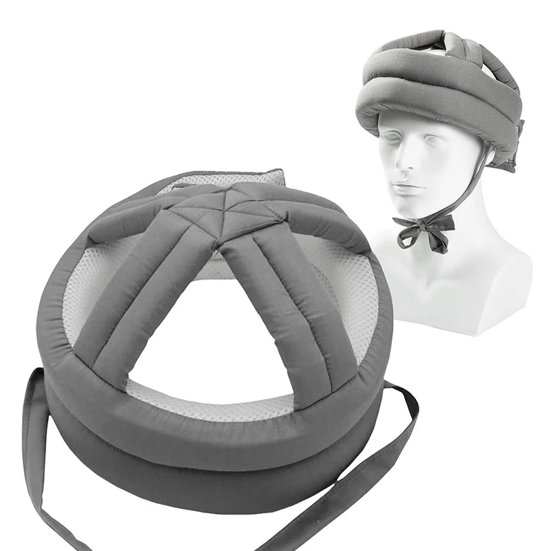 Elderly Protective Helmet, Safety Helmet Adjustable Breathable Seniors Fall Prevention Heads Protection Cap