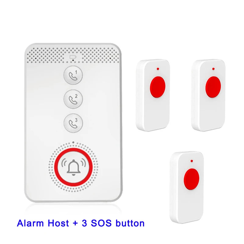 4G LTE GSM Elderly SOS Button Emergency Alarm For Elderly Care