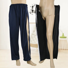 Elderly Care Pants with Side Zippers Easy To Wear and Take Off Ideal for Elderly People with Fractures Paralysis and Bed Rest