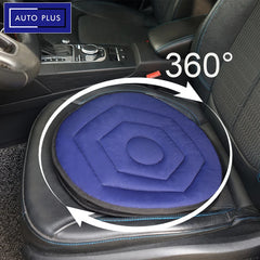 AUTO PLUS Portable Lightweight Swivel Seat Cushion For Adults, Seniors, and Elderly, Rotating Cushioned Seat