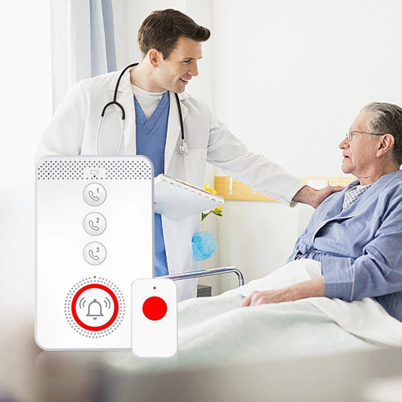 4G LTE GSM Elderly SOS Button Emergency Alarm For Elderly Care