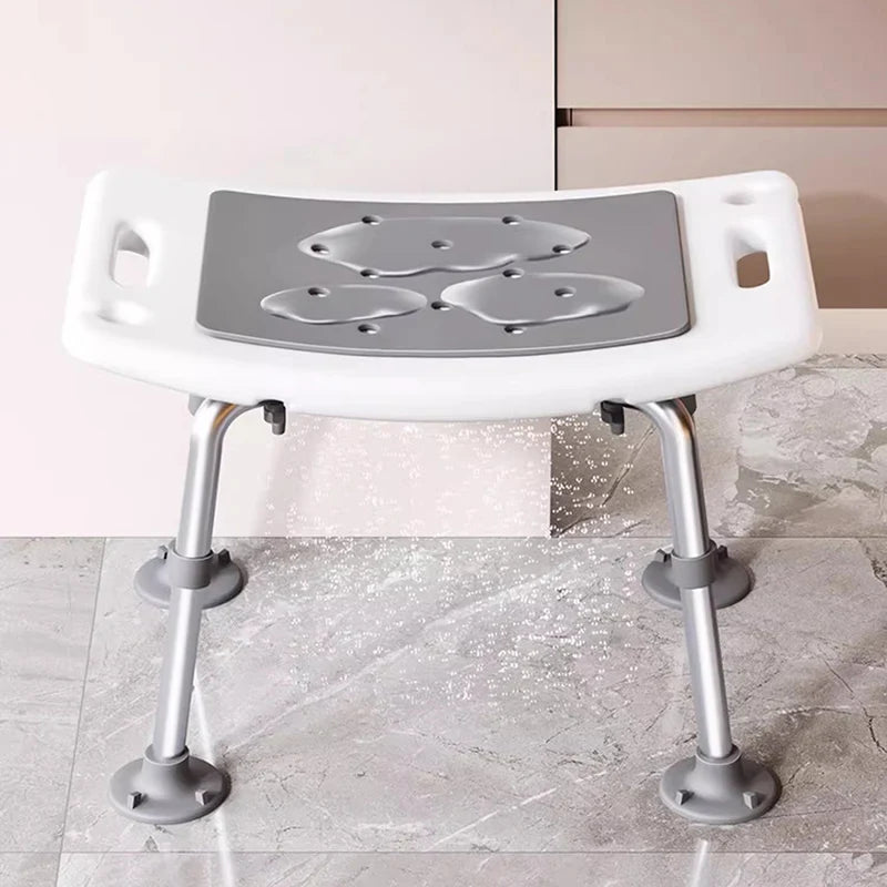 Telescopic Shower Stool Portable Elderly Medical Metal Disabled Bathroom Chair Small Space Saving Cabeceros Bathroom Furniture