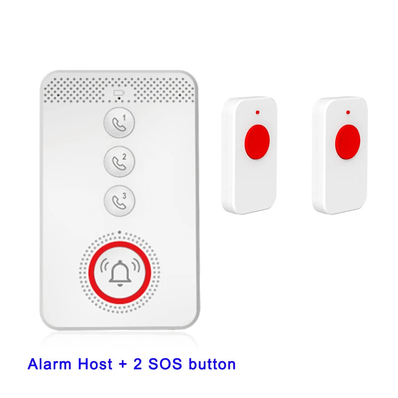 4G LTE GSM Elderly SOS Button Emergency Alarm For Elderly Care